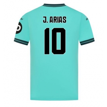 Billige Fotballdrakt Wolves Jhon Arias #10 Replika Bortedrakt 2025-26 Kortermet